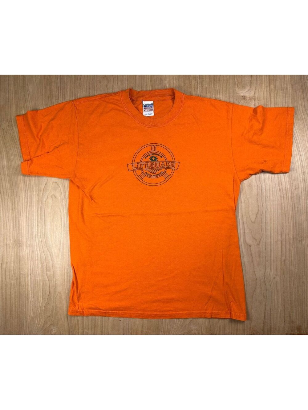 Vintage 90s nyc lifeguard tshirt parks recreation 100% cotton new york beach